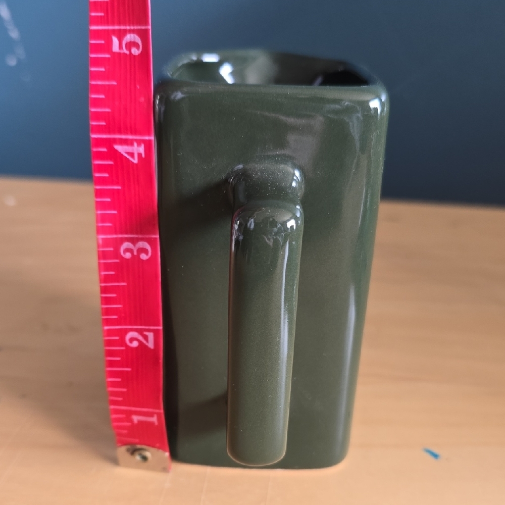Green Ceramic Pitcher - Picture 4 of 6
